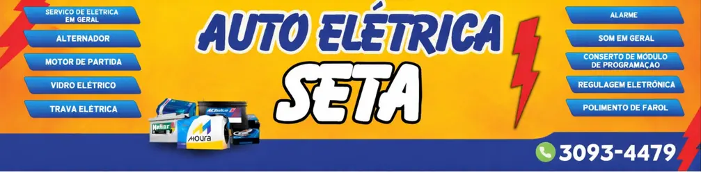 Banner principal da Auto elétrica Seta